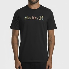 Camiseta Hurley Floral Masculina - Foto 1
