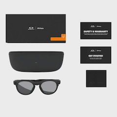 Óculos de Sol Unissex Oakley Meta HSTN Spectacles Prizm Black Polarized - Foto 6