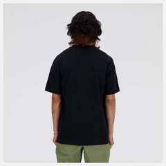 Camiseta New Balance Loose Fit Small Logo Masculina - Foto 3