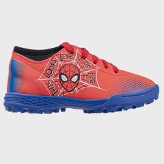 Chuteira Society Infantil Dray Marvel Homem Aranha - Foto 1