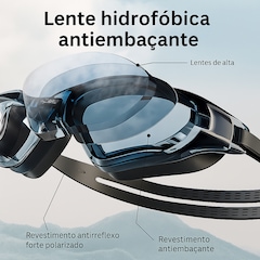 Óculos de Natação Gold Sports Crystal View 10.0 Hign Definition - Foto 3