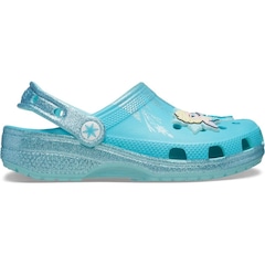 Sandália Crocs Classic Clog Frozen Elsa T Multi Infantil - Foto 1