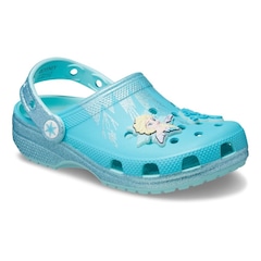 Sandália Crocs Classic Clog Frozen Elsa T Multi Infantil - Foto 2