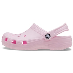 Sandália Crocs Classic Clog Kids Pink Milk - Infantil - Foto 3