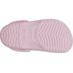 Sandália Crocs Classic Clog Kids Pink Milk - Infantil - Foto 6