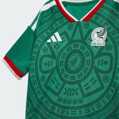 Kit Uniforme de Futebol México I 26/27 Adidas Infantil - Foto 8