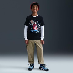 Camiseta Nike Sportswear Boxy Dunk Infantil - Foto 4