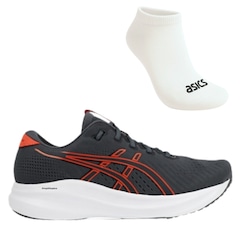 Kit Tênis Asics Gel-Excite 11 E Meia Cano Curto - Masculino - Foto 1