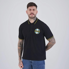 Camisa Polo Grêmio Ouro Masculina - Foto 3