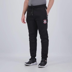 Calça Corinthians Moletom Print Masculino - Foto 3