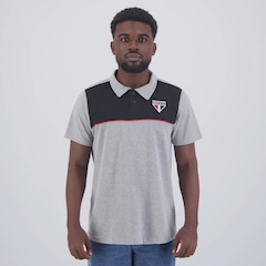 Camisa Polo São Paulo Dorm Masculina - Foto 1