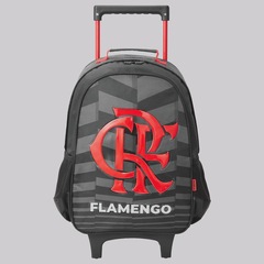 Mochila Flamengo com Rodas Infantil - Foto 1