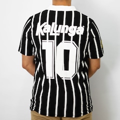Camisa do Corinthians Polo Retrô 1990 Kalunga Número 10 Coimbra - Masculina - Foto 6