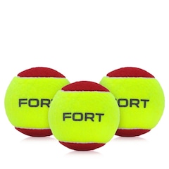 Bola de Tênis Fort Stage 3 - Pack com 3 Bolas - Foto 1