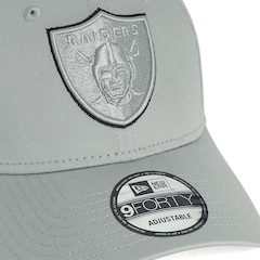 Boné Adulto New Era 9forty NFL Las Vegas Raiders Aba Curva - Foto 3