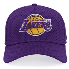 Boné Adulto New Era 9forty A-Frame NBA Los Angeles Lakers Aba Curva - Foto 2