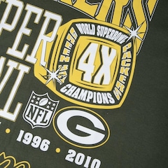 Camiseta Oversize New Era Green Bay Packers NFL SB Champs Masculina - Foto 3