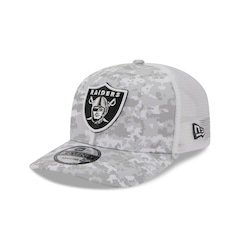 Boné New Era 9Seventy Las Vegas Raiders NFL Salute Service 2025 Masculino - Foto 1
