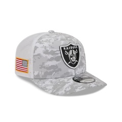 Boné New Era 9Seventy Las Vegas Raiders NFL Salute Service 2025 Masculino - Foto 3