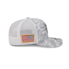 Boné New Era 9Seventy Las Vegas Raiders NFL Salute Service 2025 Masculino - Foto 6
