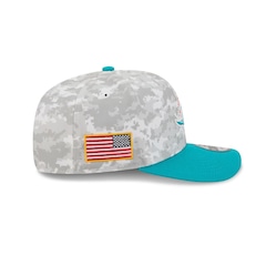 Boné New Era 9Seventy Miami Dolphins NFL Salute Service 2025 Masculino - Foto 6