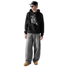 Blusão de Moletom New Era Canguru Fechado Chicago White Sox MLB Hyperfly Masculino - Foto 6