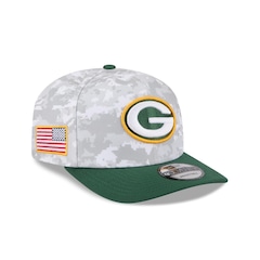Boné New Era 9Seventy Green Bay Packers NFL Salute Service 2025 Masculino - Foto 3