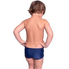Sunga Box Básica Lisa Vekyo Moda Praia Infantil - Foto 3