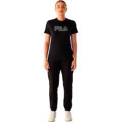 Camiseta Fila Regular Basic Outline Feminina - Foto 3