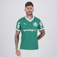 Camisa do Palmeiras I 25/26 Puma Com Patrocínio Masculina - Foto 1
