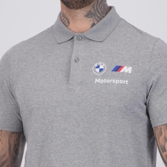 Camisa Polo Puma BMW Motorsport MMS ESS Masculina - Foto 5