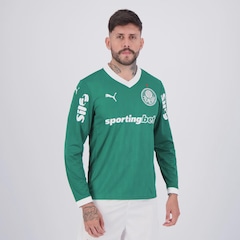 Camisa do Palmeiras I 25/26 ML Puma Com Patrocínio Masculina - Foto 2