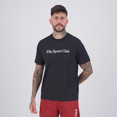 Camiseta Fila Regular Sport Club Letter Masculina - Foto 3