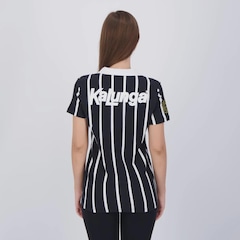 Camisa Polo Corinthians Kalunga Retrô Feminina - Foto 4