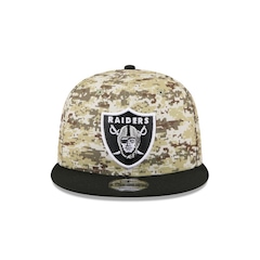 Boné New Era 9Fifty Las Vegas Raiders NFL Salute Service 2025 Masculino - Foto 2