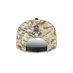 Boné New Era 9Fifty Las Vegas Raiders NFL Salute Service 2025 Masculino - Foto 4