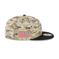 Boné New Era 9Fifty Las Vegas Raiders NFL Salute Service 2025 Masculino - Foto 6