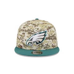 Boné New Era 9Fifty Philadelphia Eagles NFL Salute Service 2025 Masculino - Foto 2