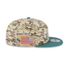 Boné New Era 9Fifty Philadelphia Eagles NFL Salute Service 2025 Masculino - Foto 6
