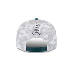 Boné New Era 9Fifty Philadelphia Eagles NFL Salute Service 2025 Masculino - Foto 4