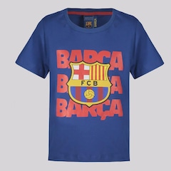 Camisa Barcelona Barça Infantil - Foto 1