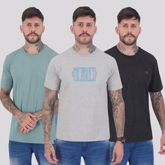 Kit 03 Camisetas Nicoboco Masculina - Foto 1