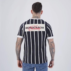 Camisa Corinthians Democracia Retrô Masculina - Foto 4