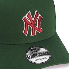 Boné Adulto New Era 9forty A-Frame MLB New York Yankees Aba Curva - Foto 3