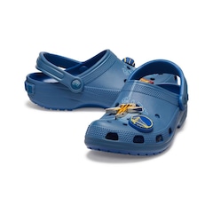 Sandália Adulto Crocs NBA Warriors Elevated Classic Clog Multi - Foto 4