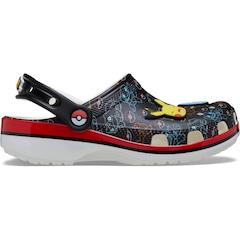 Sandália Infantil Crocs Classic Pokémon Print Clog K Multi - Foto 1