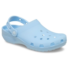 Sandália Adulto Crocs Classic Frosted Clog Blue Calcite - Foto 2