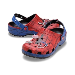 Sandália Infantil Crocs Spider-Man Web Classic Clog K Multi - Foto 4