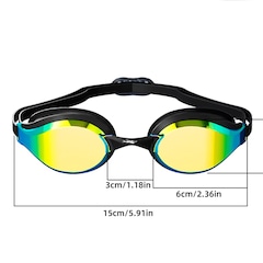 Óculos de Natação Gold Sports Cool Performance 6.0 - Espelhado HD - Foto 2