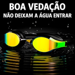 Óculos de Natação Gold Sports Cool Performance 6.0 - Espelhado HD - Foto 5